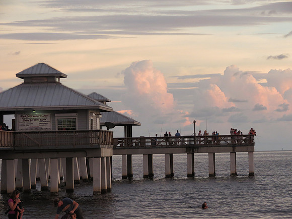 Pier sunset