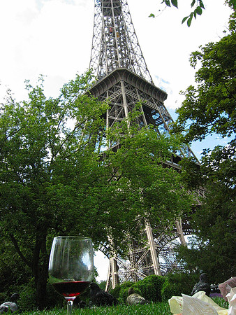 Eiffel Tower wine